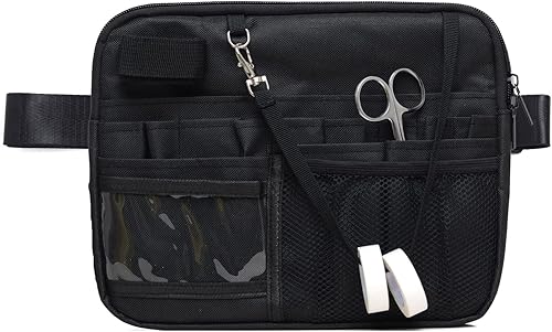 Riñonera para enfermera, cangurera de enfermería para enfermeras, cangurera médica, bolsa organizadora, para enfermera, RN, CNA, NP, PA, EMT,