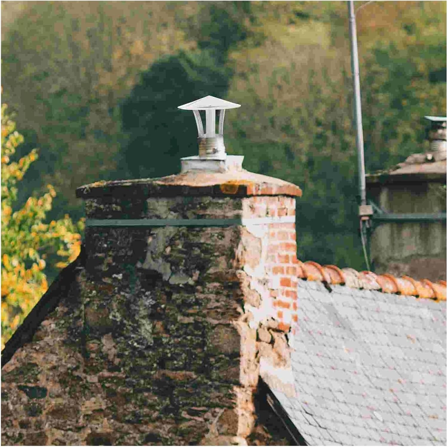 Chimney Cap Stainless Steel Chimney Cap Chimney Cowl Rain Cover Protector Cap Ending Roof Cowl