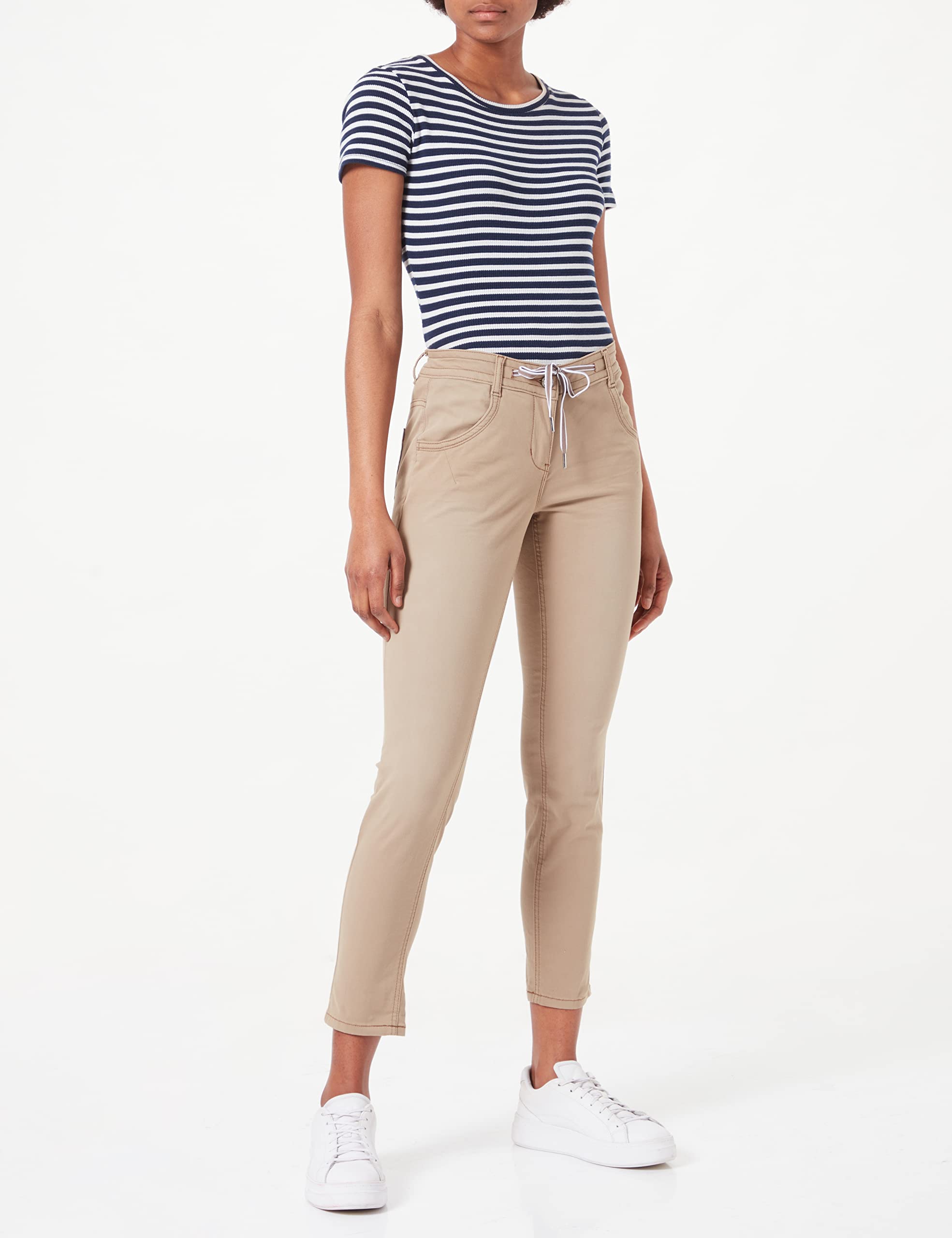 Tom Tailor Damen Tapered Relaxed Fit Hose