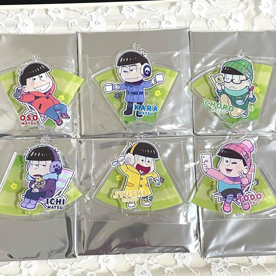 おそ松さん ダイイチ キャンプ アクリルスタンド 6個セット おそ松さん ダイイチ キャンプ アクリルスタンド 6個セット