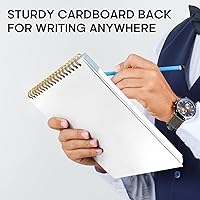 Vista 4 de Bloc de lista de tareas - Cuaderno de lista de tareas para el trabajo con 52 hojas, planificador diario sin fecha, perfecto para tareas diarias
