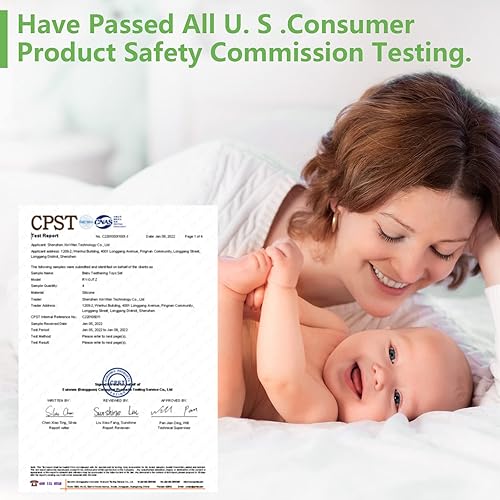 Miniatura 2 de Mordedores de silicona para bebés, mordedores congeladores para bebés, juguetes de dentición de silicona para bebés, juguetes masticables para