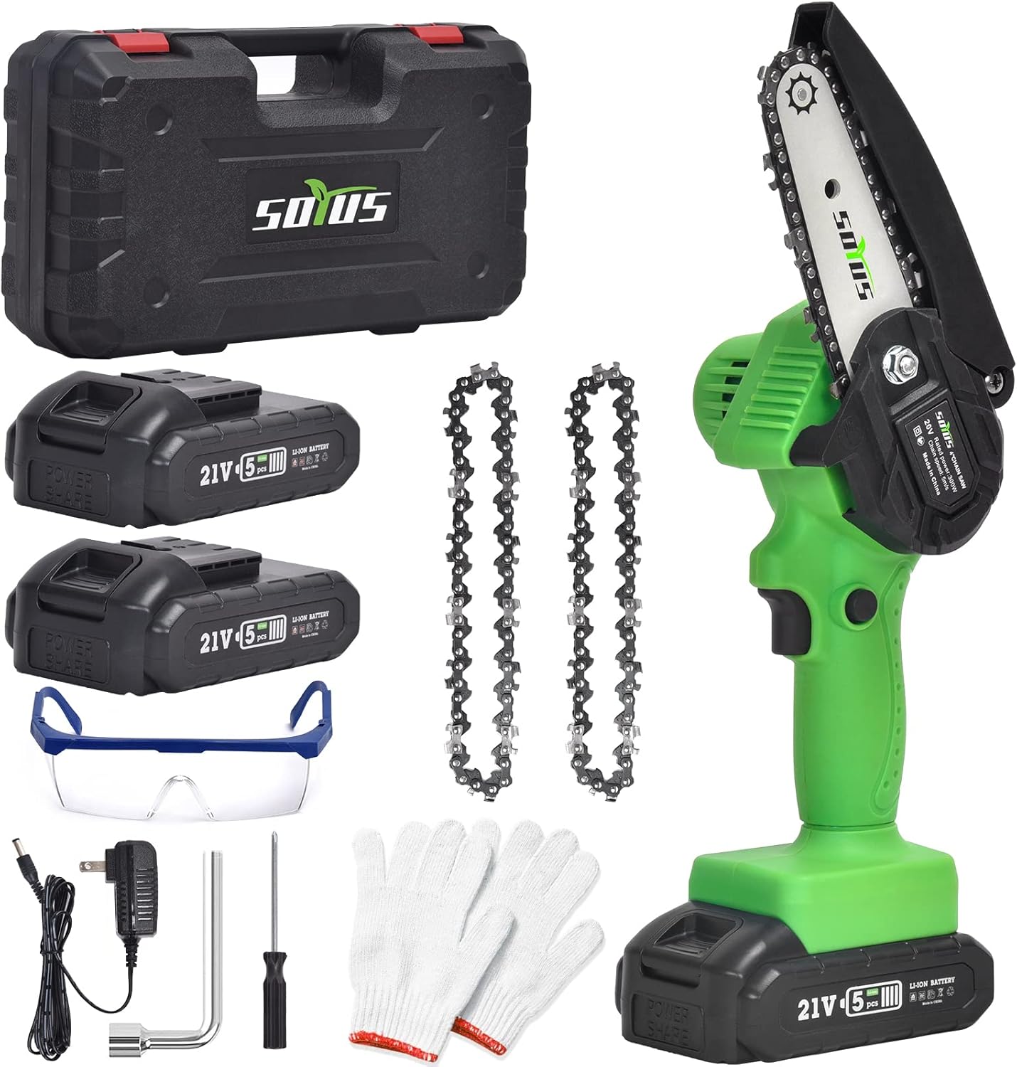 Mini Chainsaw Cordless 4 Inch Mini Chain Saw SOYUS Small