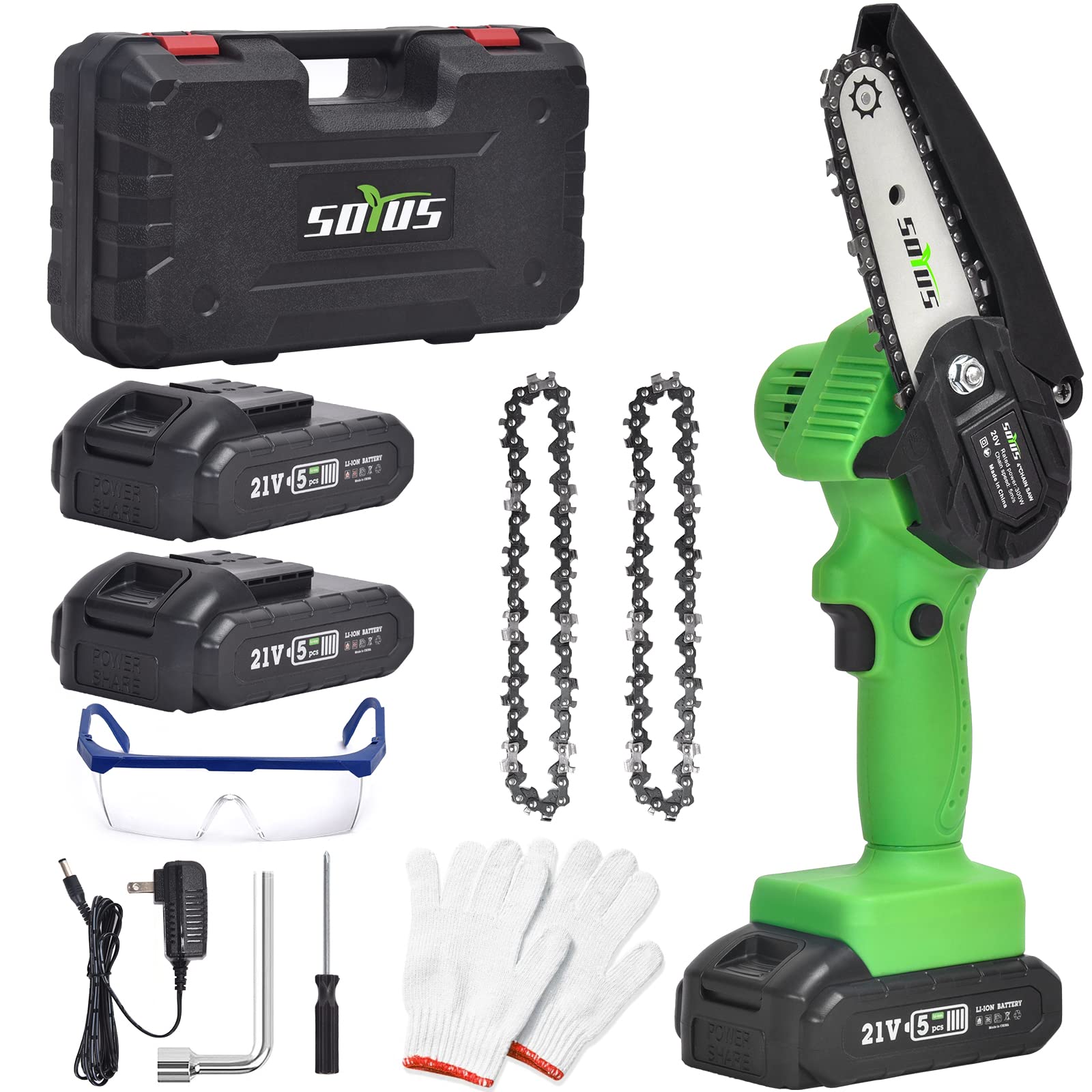 Buy Mini Chainsaw Cordless 4 Inch Mini Chain Saw SOYUS Small Chainsaw