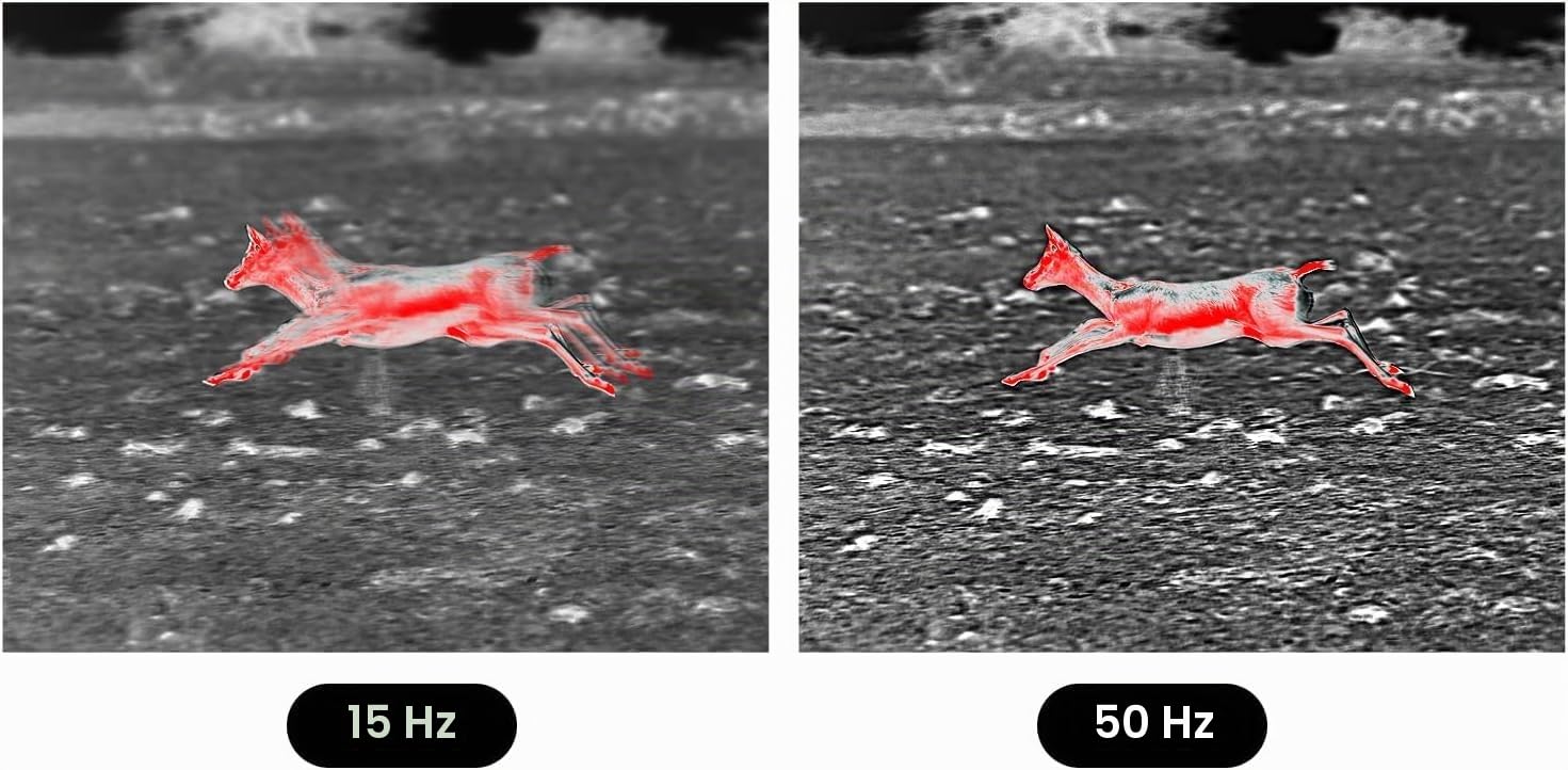 MiLESEEY TNV30 Monoculaire d'imagerie Thermique, 25 mm, 384 x 288 (50 Hz) ; monoculaire de Vision Nocturne Thermique pour la Chasse, écran OLED avec Zoom numérique 8X