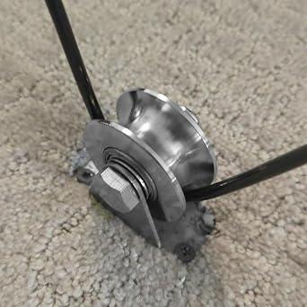 4 PCS 1.88 Inch U Type Groove Wheel Pulley, 201 Stainless Steel U-Type Groove Wheel with Screws, Wall Mounted Grooves Caster for Inverted Track, Rolling Gate, Industrial Machines