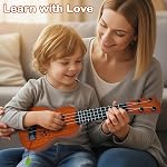 Ukulele Kids Guitar Toy, Kids Musical Instruments Toddler Guitar Toys for 3 Year Old Boys Girls, 3 4 5 6 Year Old Boy Girl Gifts