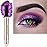 LGSZGDCN Purple Eyeshadow stick and Sponge Makeup Brush, Smooth Cream Shimmer Shadow Pencil Long Lasting Waterproof Highlighter Stick Hypoallergenic Multi-Dimensional eyes Look