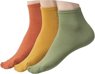 Calcetines Cortos Mujer Calcetines Respirable para Uso Diario 3 Pack