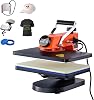 VEVOR Heat Press 15X12 Inch Heat Press Machine 5 in 1 Digital Multifunctional Sublimation T-Shirt Heat Press Machine for T Shirts Hat Mug Cap Plate
