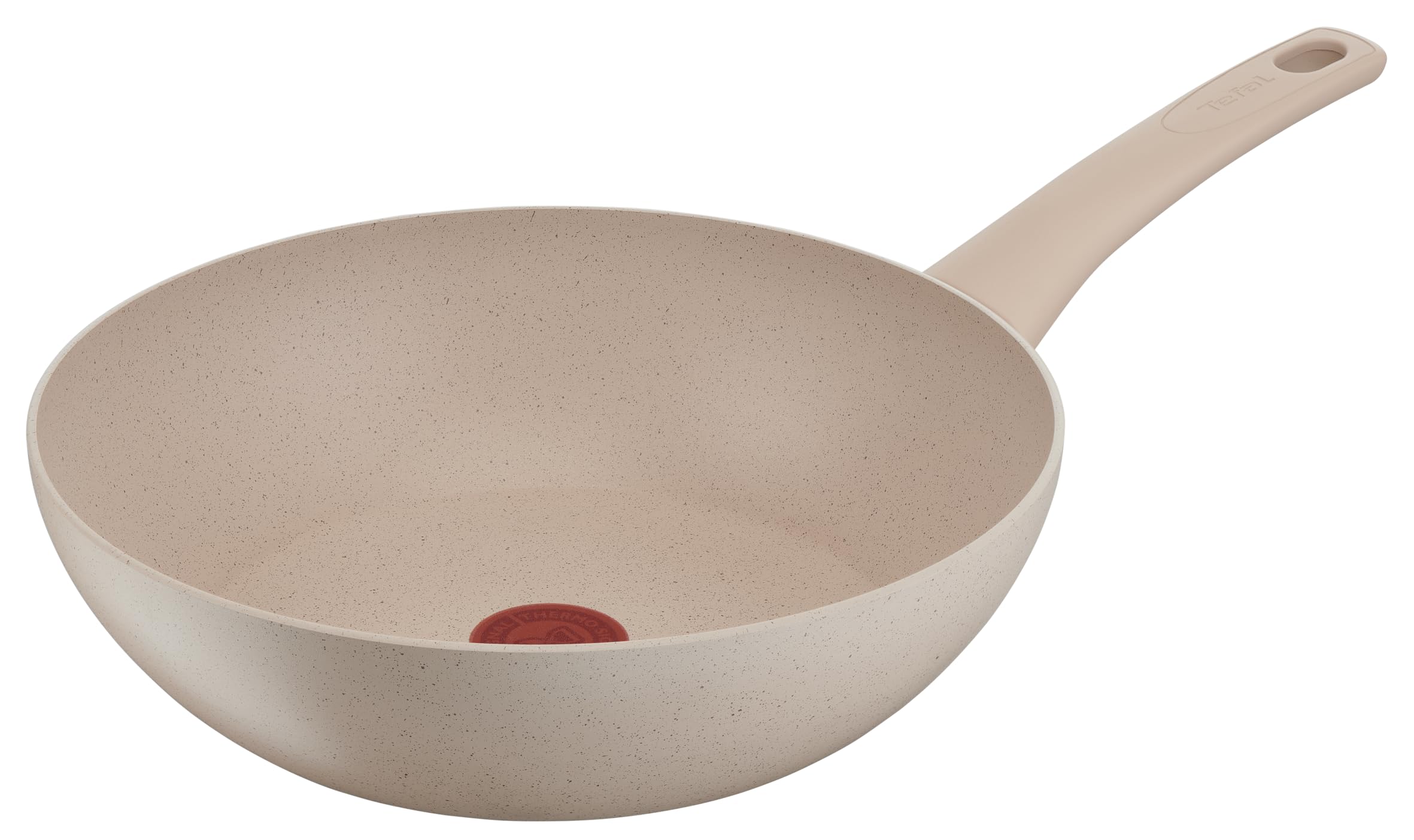 Tefal Delight - Sartén wok 28 cm, revestimiento antiadherente seguro, indicador de temperatura, cuerpo de aluminio 100% reciclado, todo fuego, fabricado en Francia G2931902