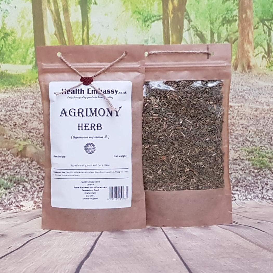 Health Embassy Agrimony Herb | Agrimonia Eupatoria L 100% Natural (100g)