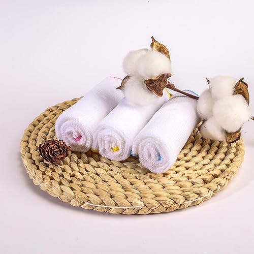 Miniatura 3 de Paquete de 30 toallitas de tela para bebé con 3 dispensadores, pañales reutilizables para bebés, juego de toallitas de tela natural lavables, 100%