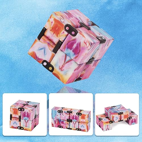 Miniatura 2 de Fidget Infinity Cube Toys Fidget Cubes Hand Held Magic Cube Cool Stuff Gadgets Cosas Regalos de Cumpleaños Únicos Niños Niñas Adultos Ansiedad