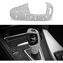 CONGCONG Bling Car Gear Shift Knob Cover Compatible with BMW 1 2 3 4 5 6 Series 3GT 5GT X3 X4 X5 X6. Model B