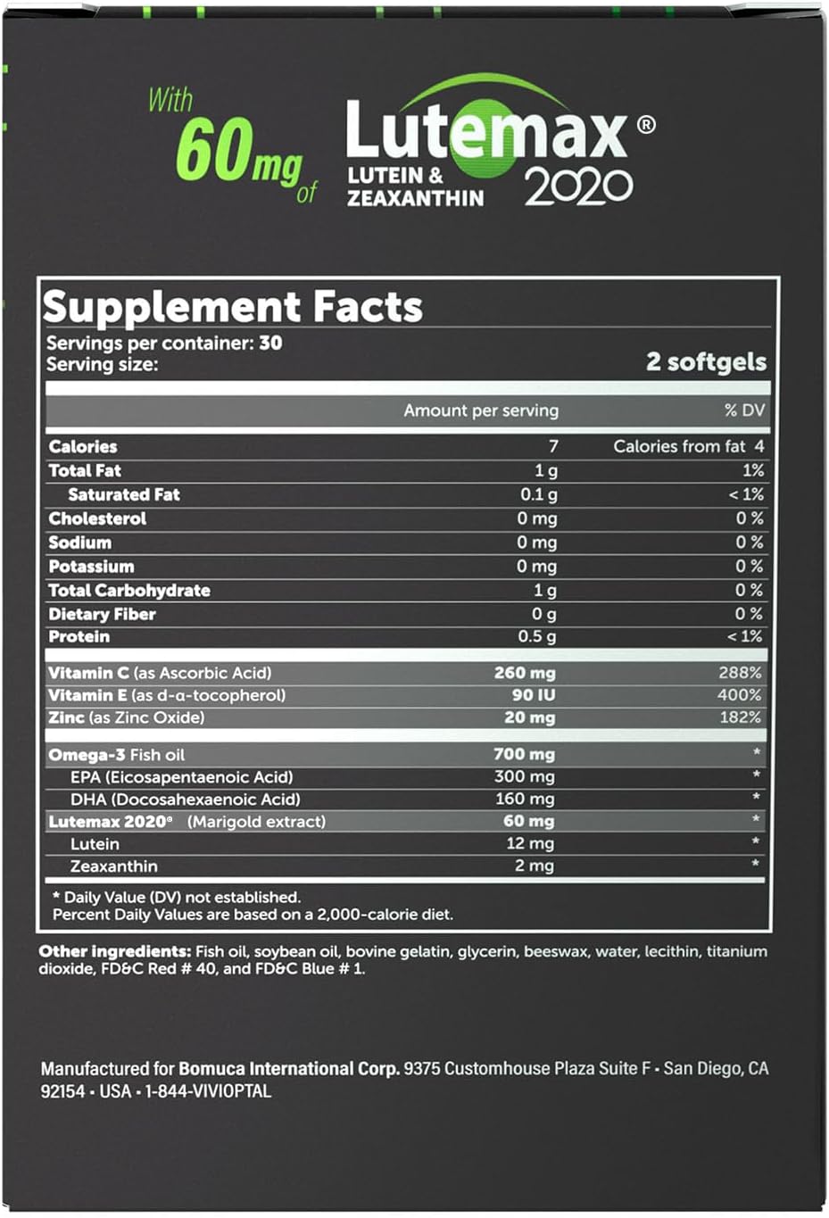 Vivioptal for Men, 30 Softgels + Vivioptal Lux, 60 Softgels, Multivitamin & Multimineral, Gluten Free, German Formula