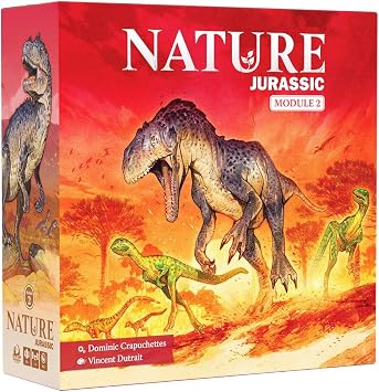 Northstar Game Studio Nature Board Game Expansion Module 2 Jurassic | Adapt Species in a Changing Environment | Strategy Game for Adults, Teens, Families and Solo | 1-4 Players, Age 10+