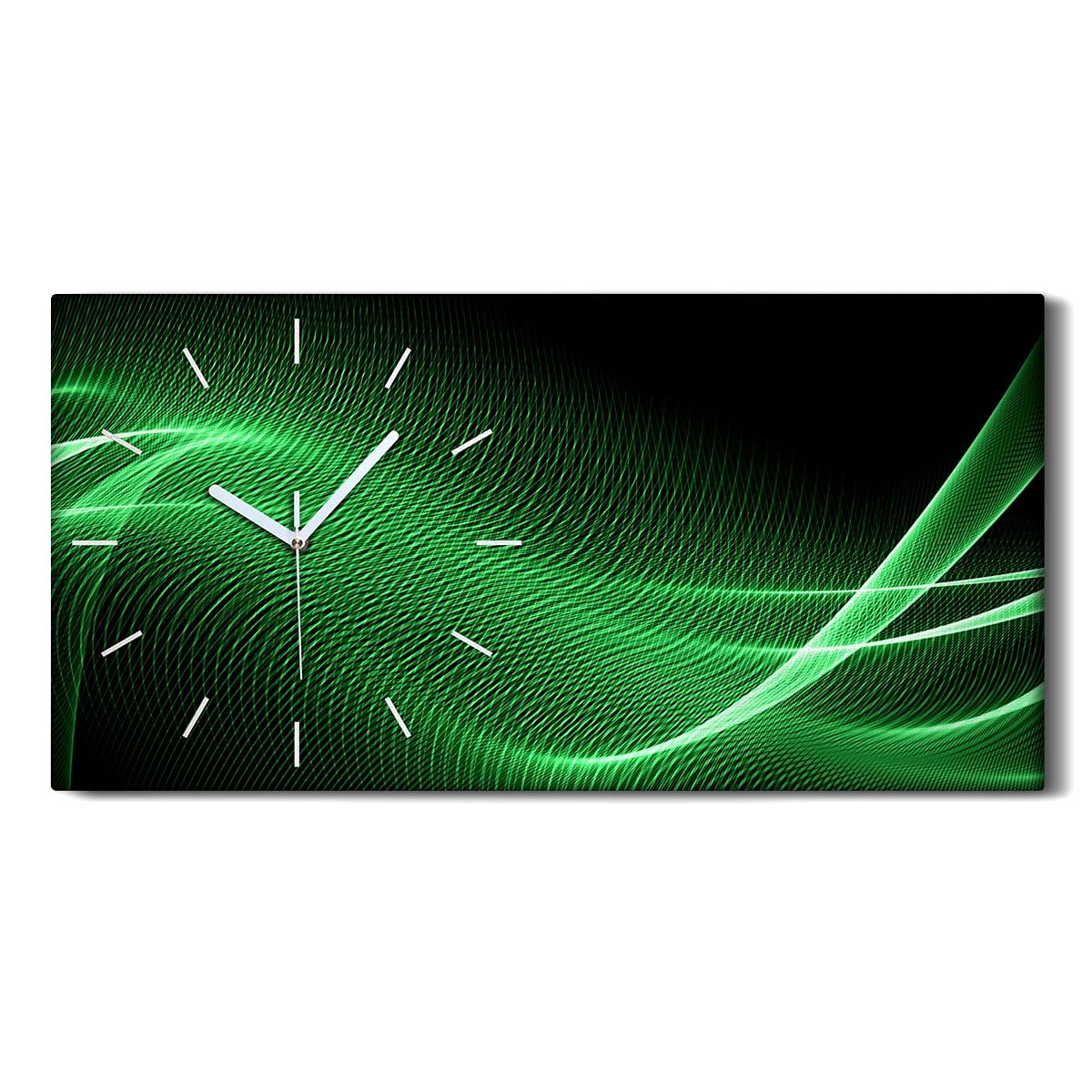 Horloge sur toile silencieuse pour décoration de salon et chambre moderne Coloray