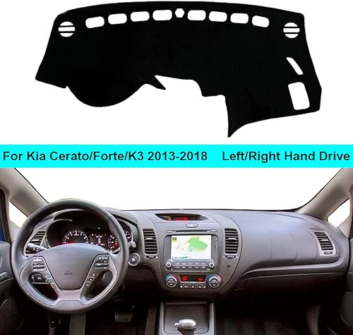 Miniatura 2 de Para Kia Cerato Forte K3 2013-2018, cubierta interior del salpicadero del coche, alfombrilla para salpicadero, alfombrilla para salpicadero,