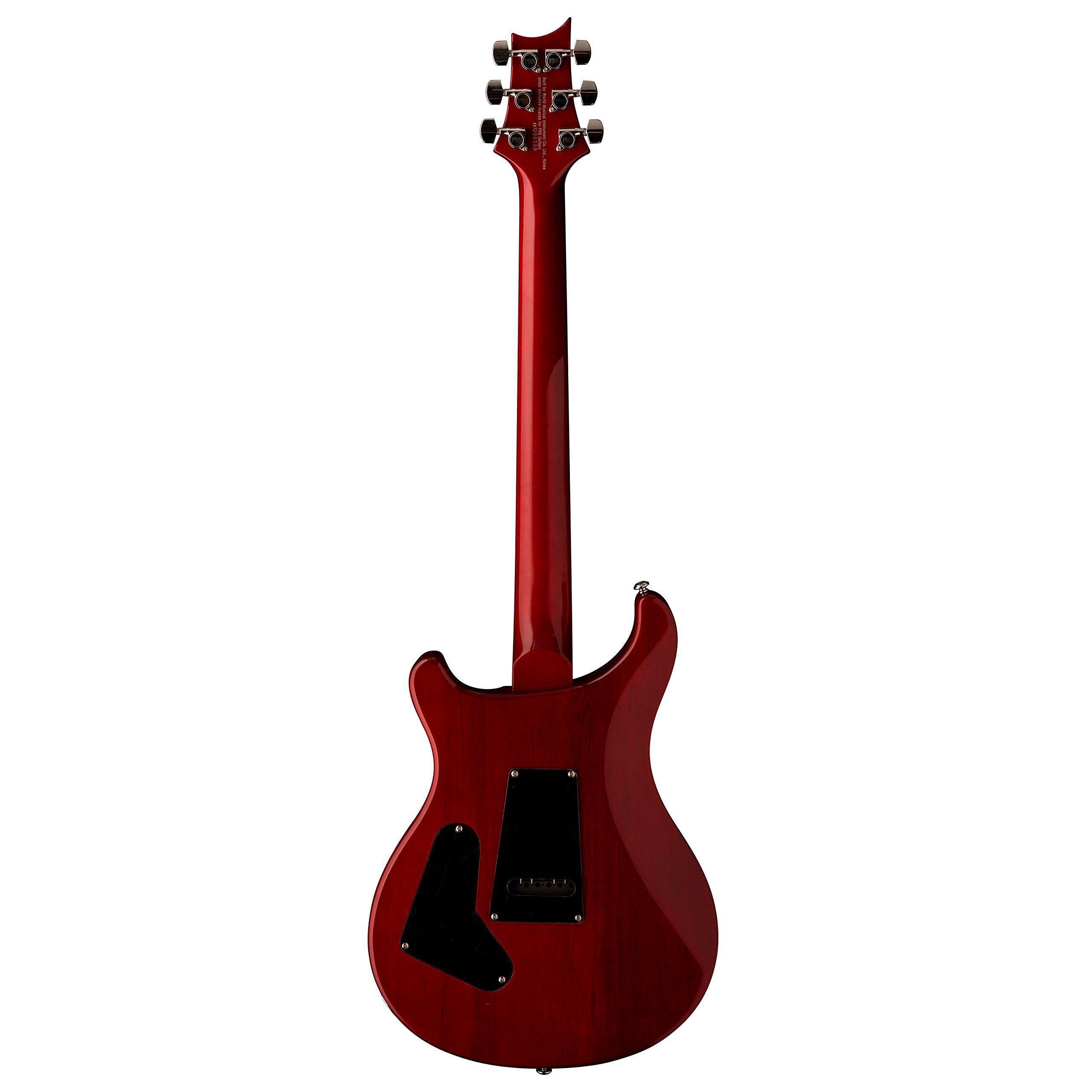 PRS 6 String SE Custom 24 Electric Guitar, Scarlet Red, Right