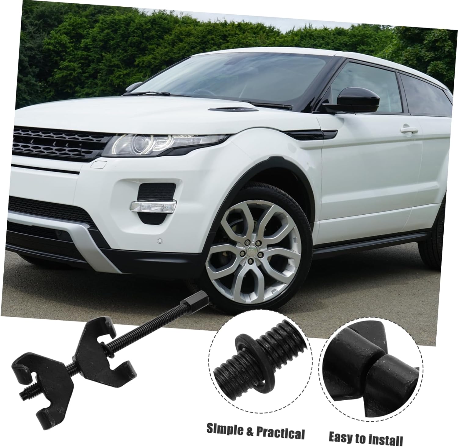 STOBAZA 2pcs Spring Compressor Tool Car Coil Spring Removal Tool Strut Compressor Auto Maintenance Coil Disassembly