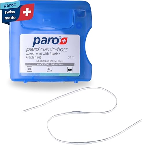 #1766 - Paro Classic Floss 164.0 ft, encerado, fluorado, menta (164.0 ft) - 1 paquete disponible en Yaxa Colombia