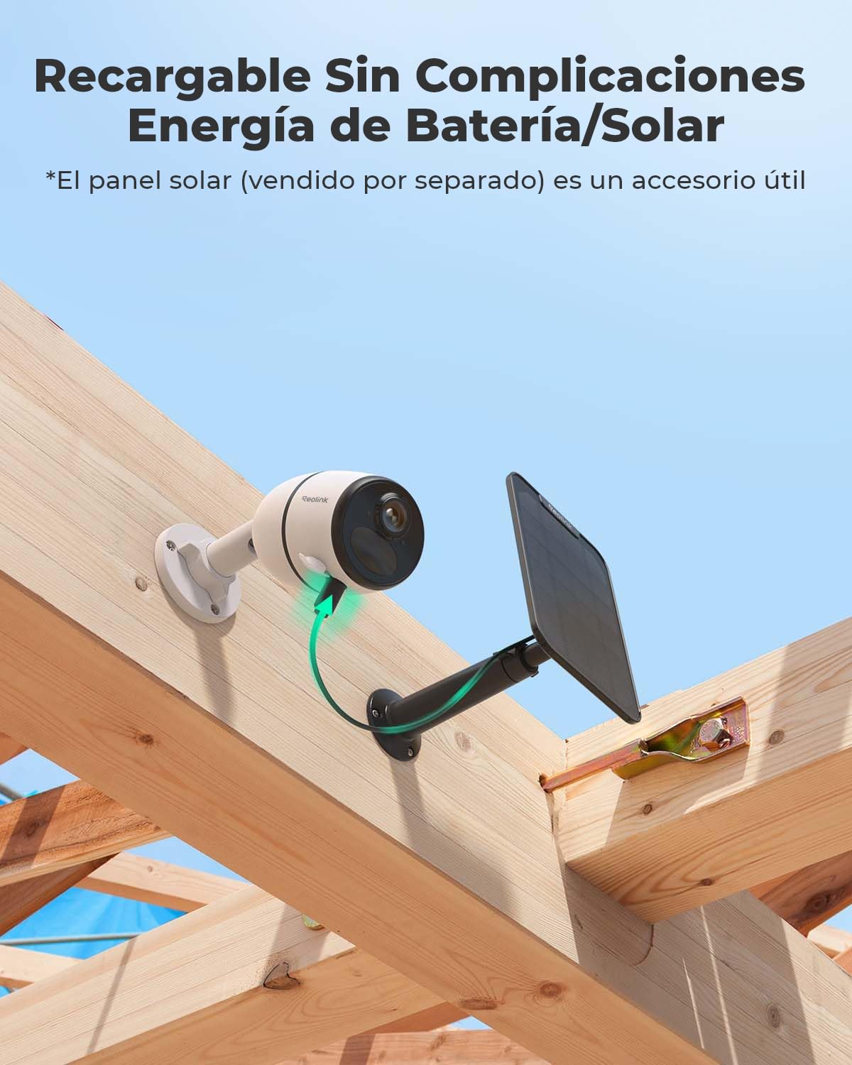 Reolink 4MP 3G/4G LTE Cámara Vigilancia Exterior con Batería Recargable | 2K HD Camara Solar Exterior Inalámbrica, Detección Inteligente, Audio Bidireccional, con Tarjeta SIM, Cloud/Alexa, Go Plus