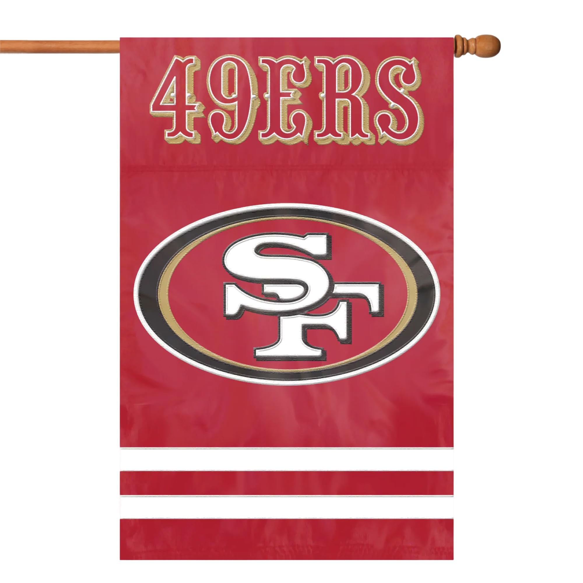 Party Animal San Francisco 49ers Banner NFL Flag 44" x 28"