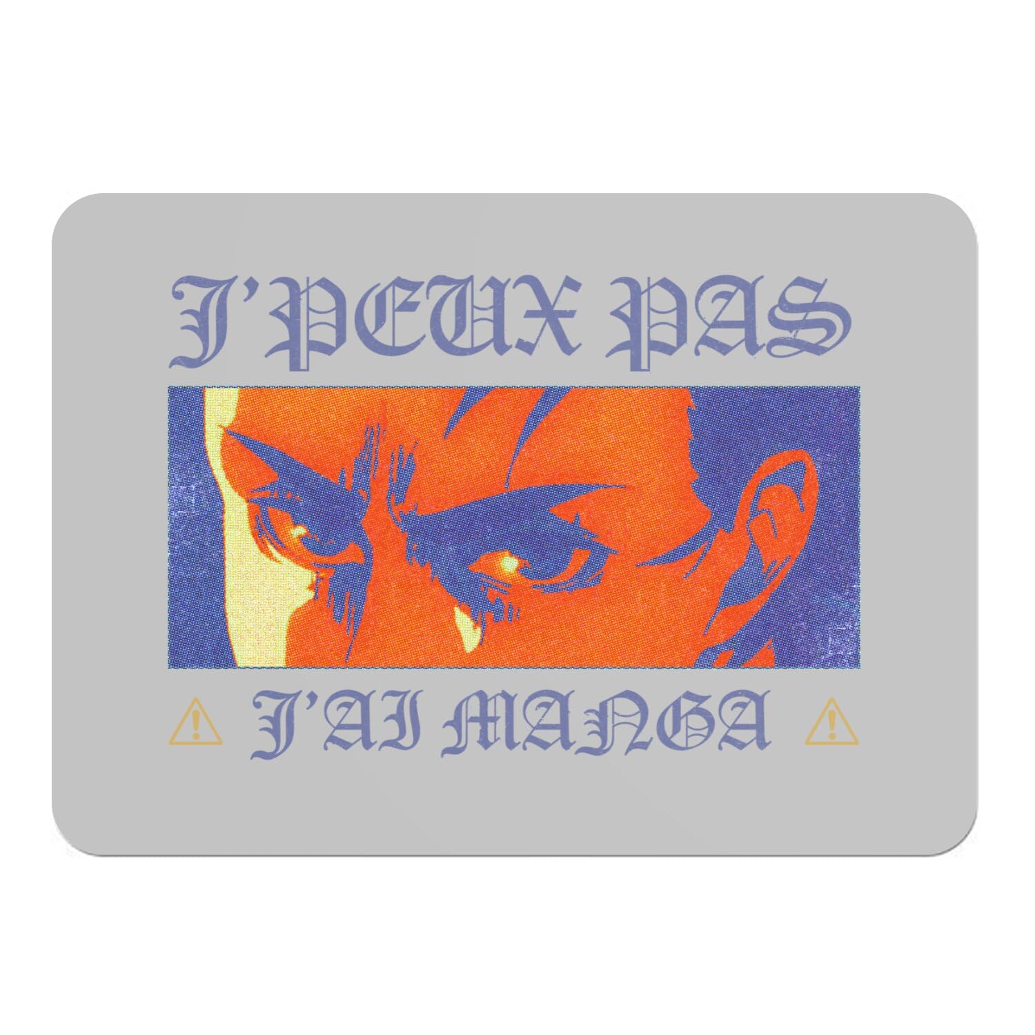 Dessous en liège napperons gris Eren grand format 39,5x28,5cm pour décoration table otaku