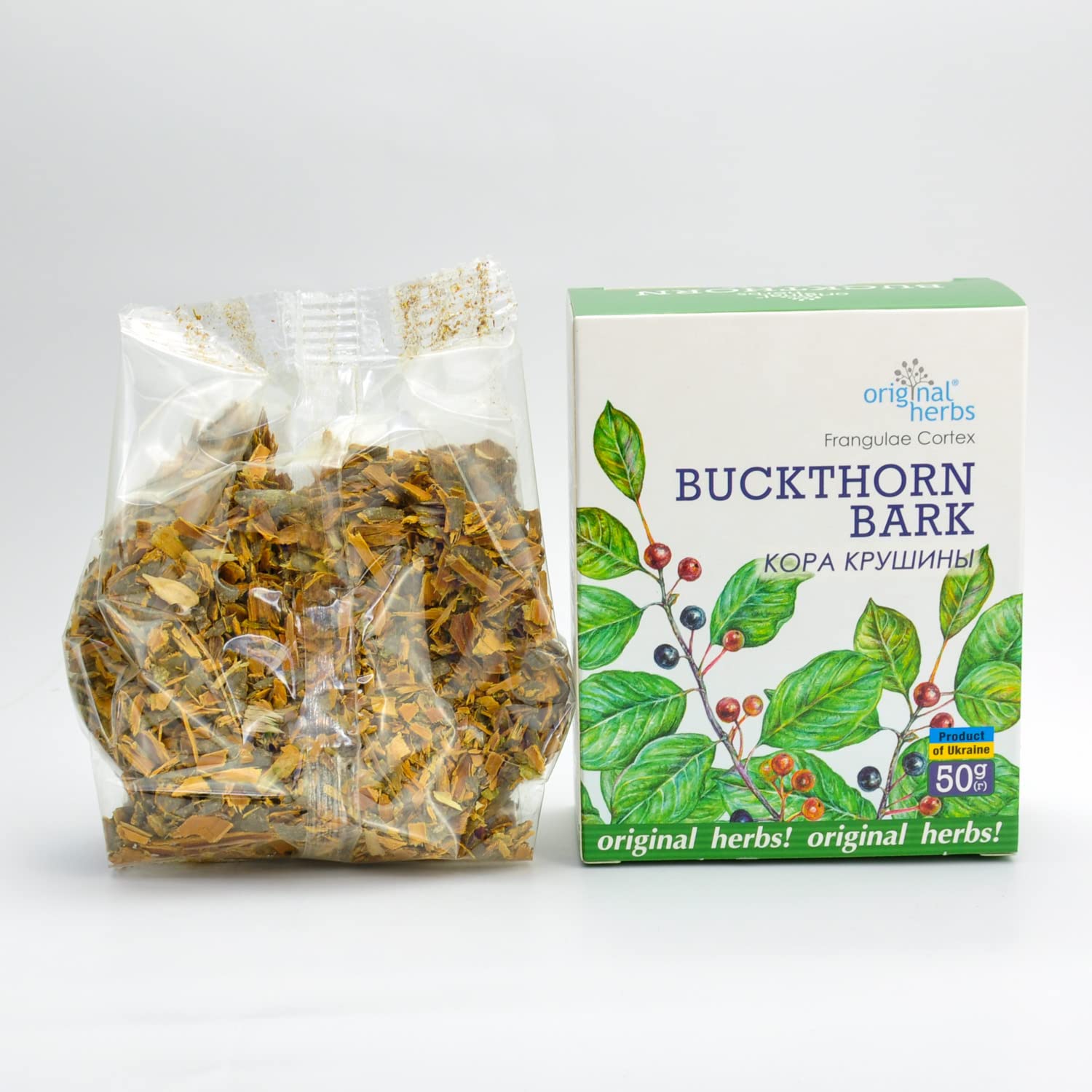 BUCKTHORN BARK TEA (Frangulae Cortex) - 100% Pure & Natural, Wild-Crafted Loose Leaf Herbal Tea - 50g (1.76oz) - No Additives - Original Herbs Herbal Tea - Image 7