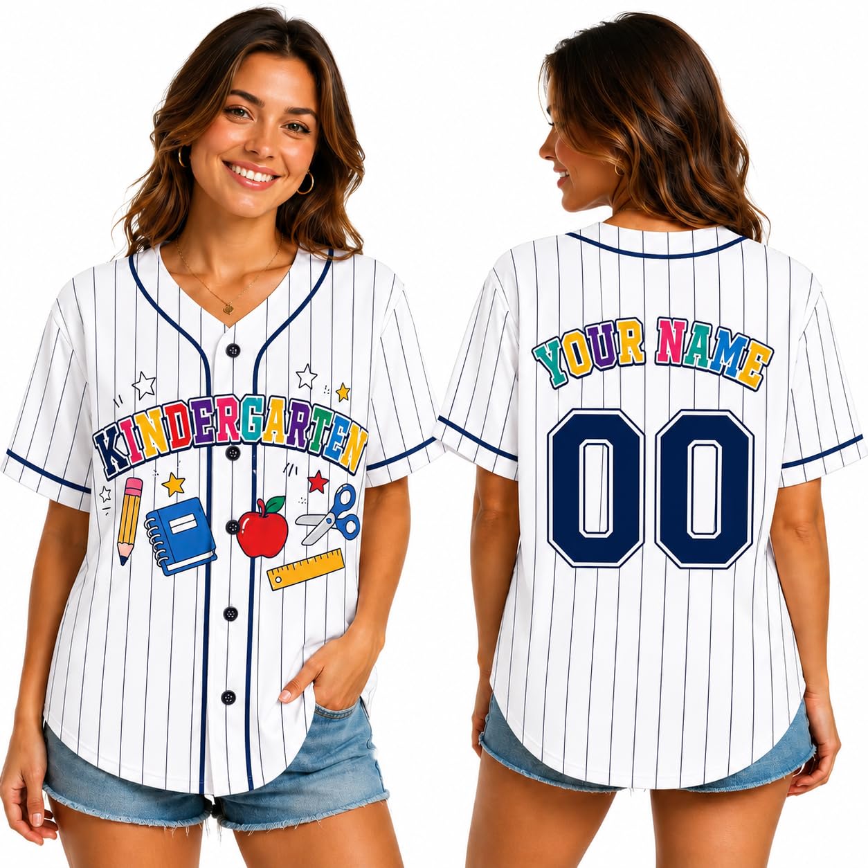 Teacher Jersey Personalized Teacher Shirts Back to School Outfits