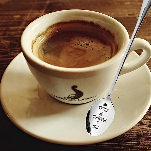 Miniatura 10 de Divertida y linda cuchara de helado grabada de acero inoxidable para los amantes del helado, mejores amigos, cumpleaños, San Valentín, regalo de