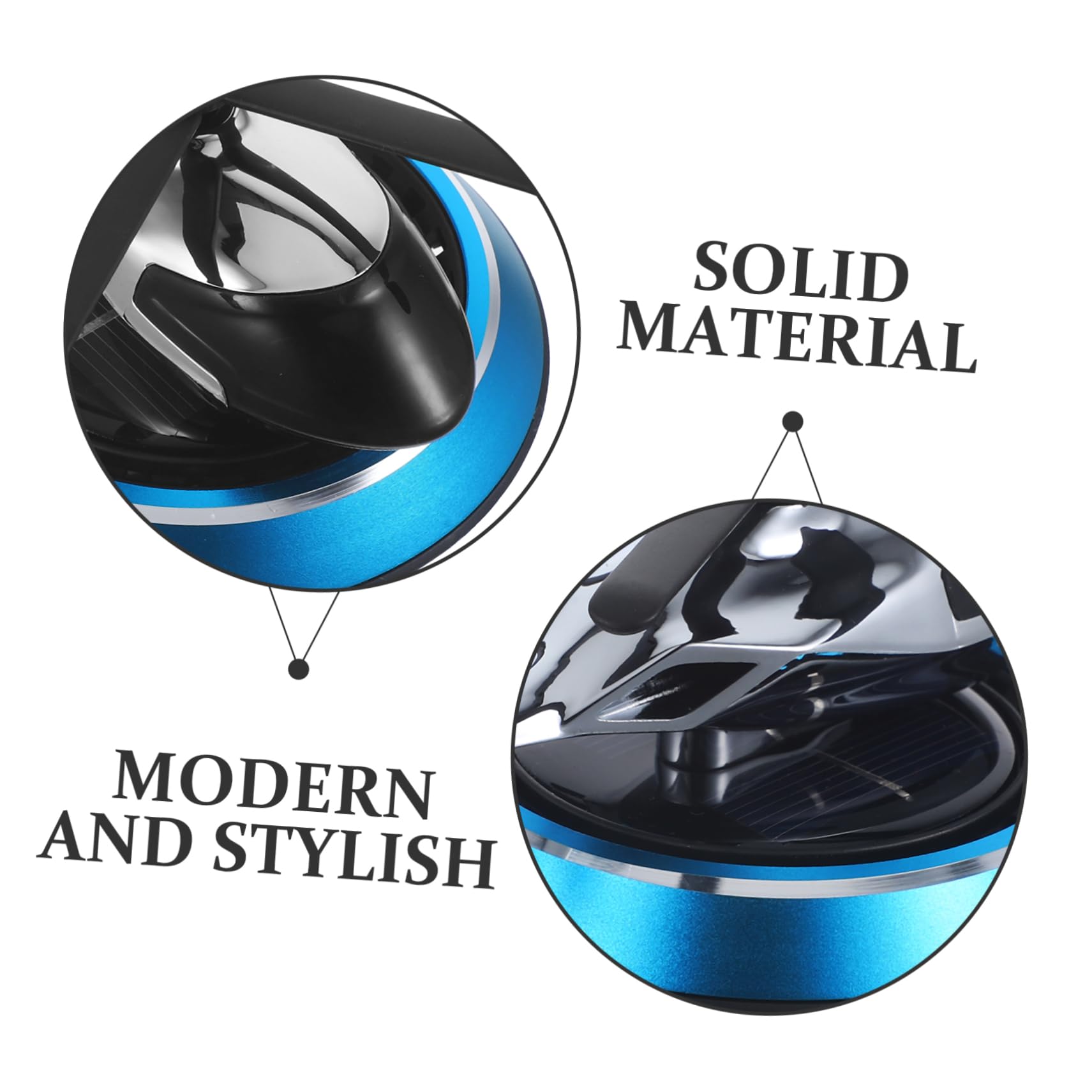 SOLUSTRE 5pezzi Diffusore Aromi Per Auto Forma Di Elicottero Decorazione Solare Per Interni Auto Freschezza e Purificazione Aria Adatto Tutti Tipi Di Veicolo Design Elegante e Giocoso