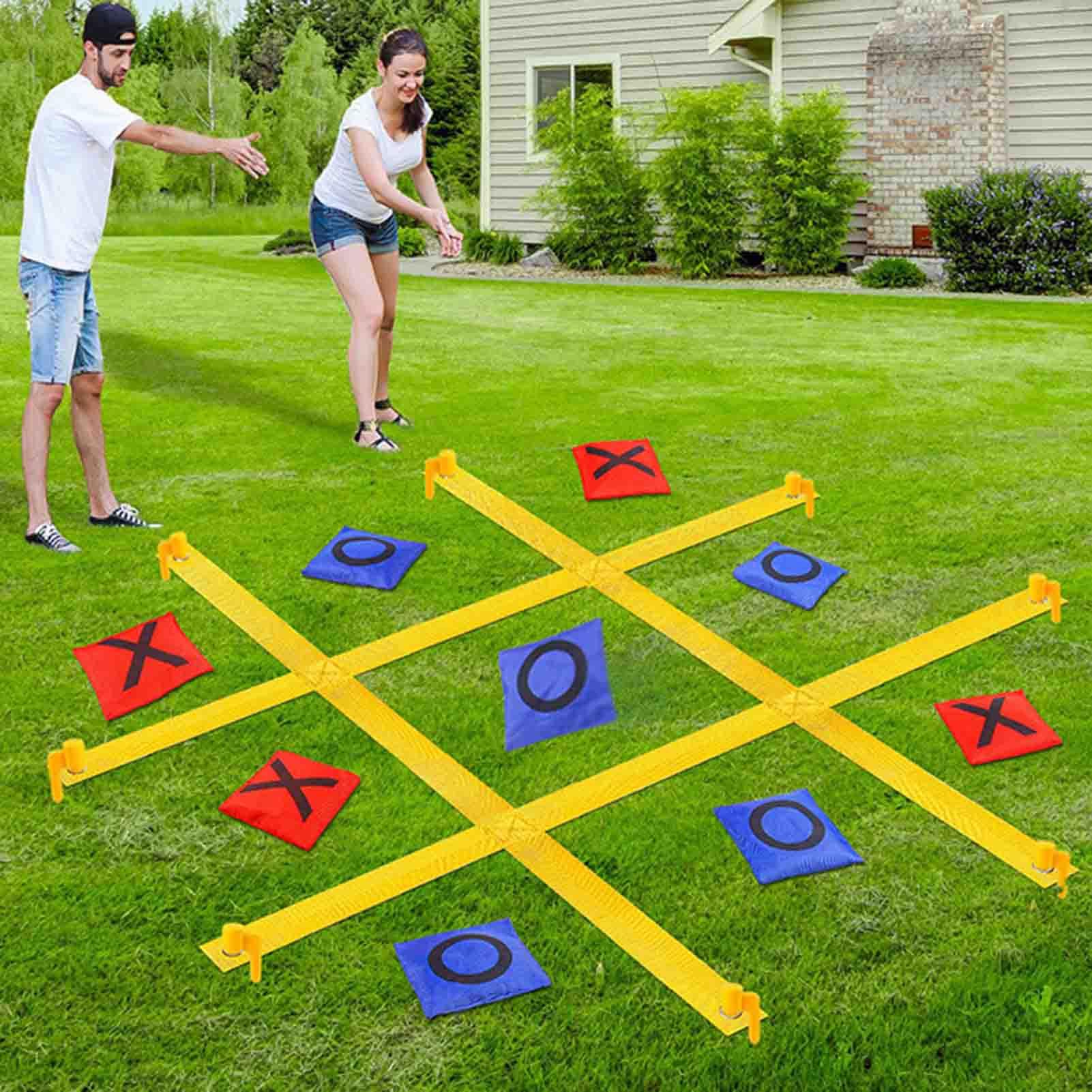 Riesen Sackwerfen Spiel Outdoor - XXL Wurfspiel Für Garten & - UV- & Wassergeschützt - Familien, Partys, Feste - Tragbar & Einfach Aufzubauen (Gartenspiel, Partyspiel)