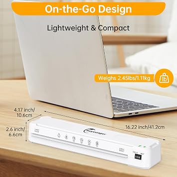 Buyounger A3 Laminator with 30 Laminating Pouches, Fast 60s Warm Up