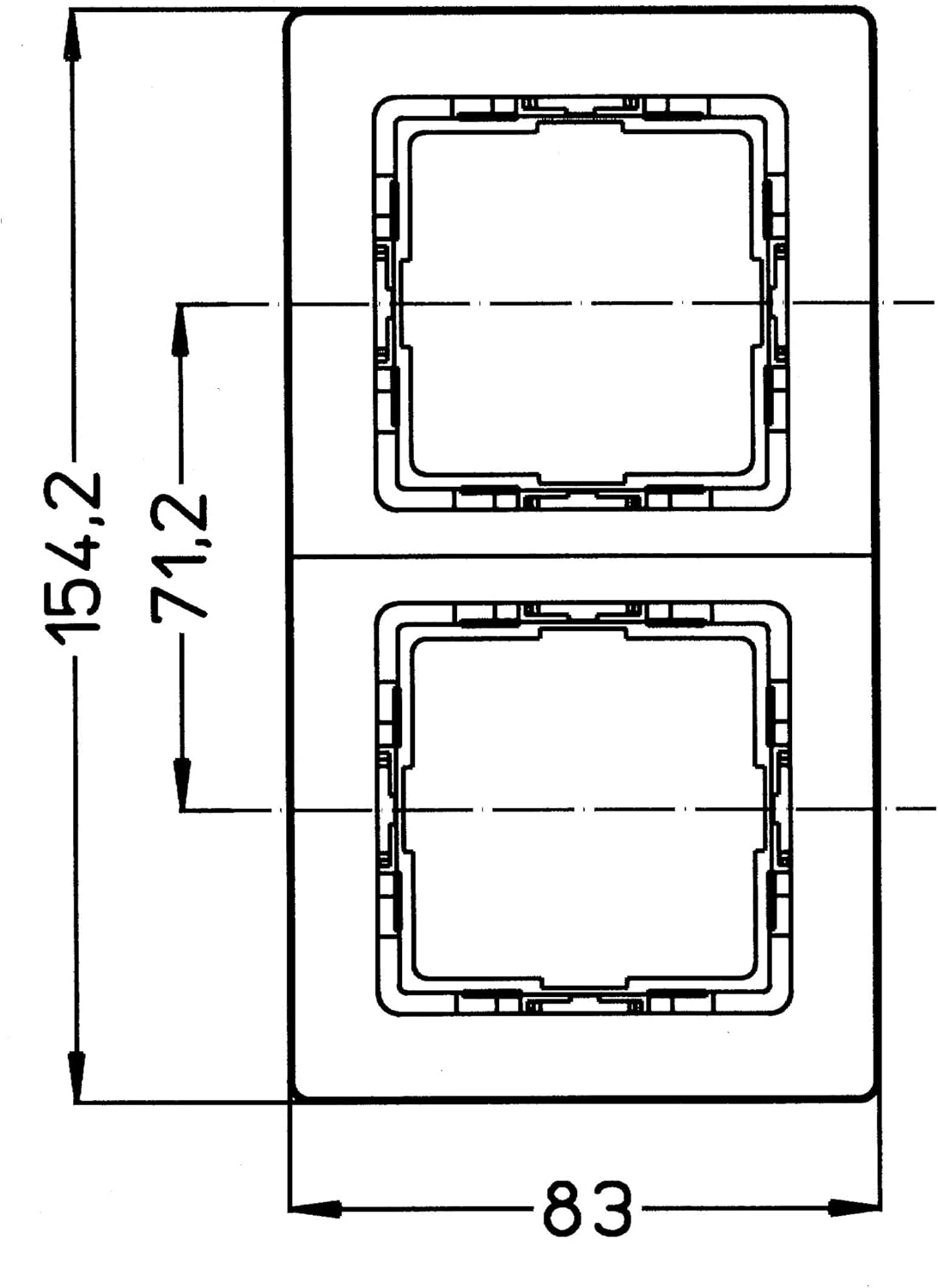 Kopp 402502018 Paris Professional Pack: 5 Socket Frames, Double