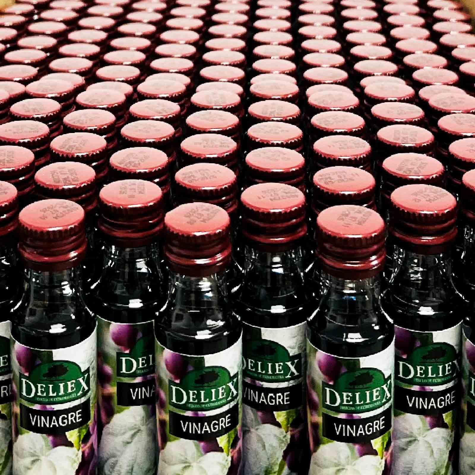 Botellas de Vinagre en Miniatura, botellitas de vinagre de 25 ml en pet, ideales para llevar al trabajo o de viaje (50 Botellas)