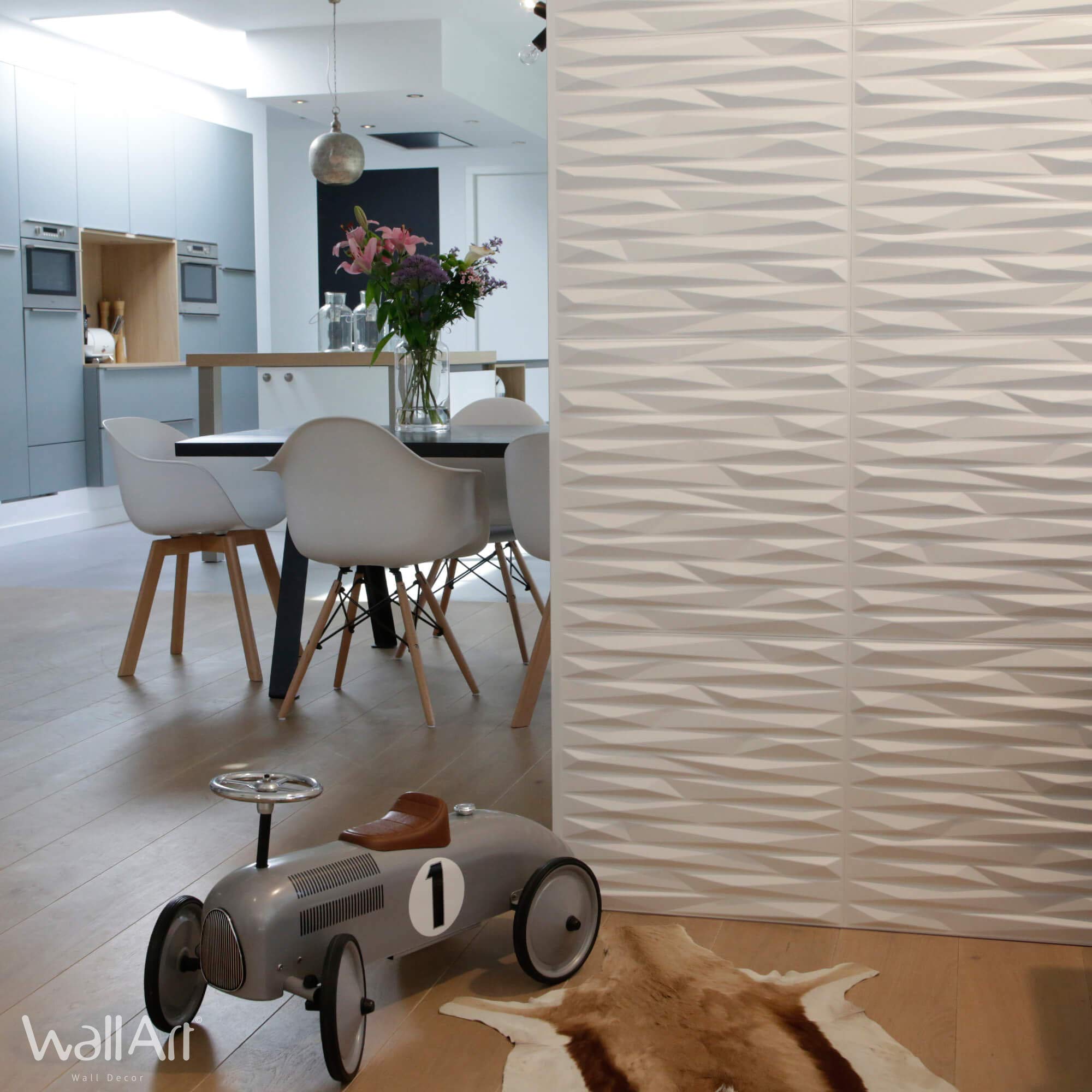Kit Modanatura Parete Art3dwallpanels – Pretagliata, 30 Pezzi, In Polistirene, Per Interni, Con Colla (non Inclusa)