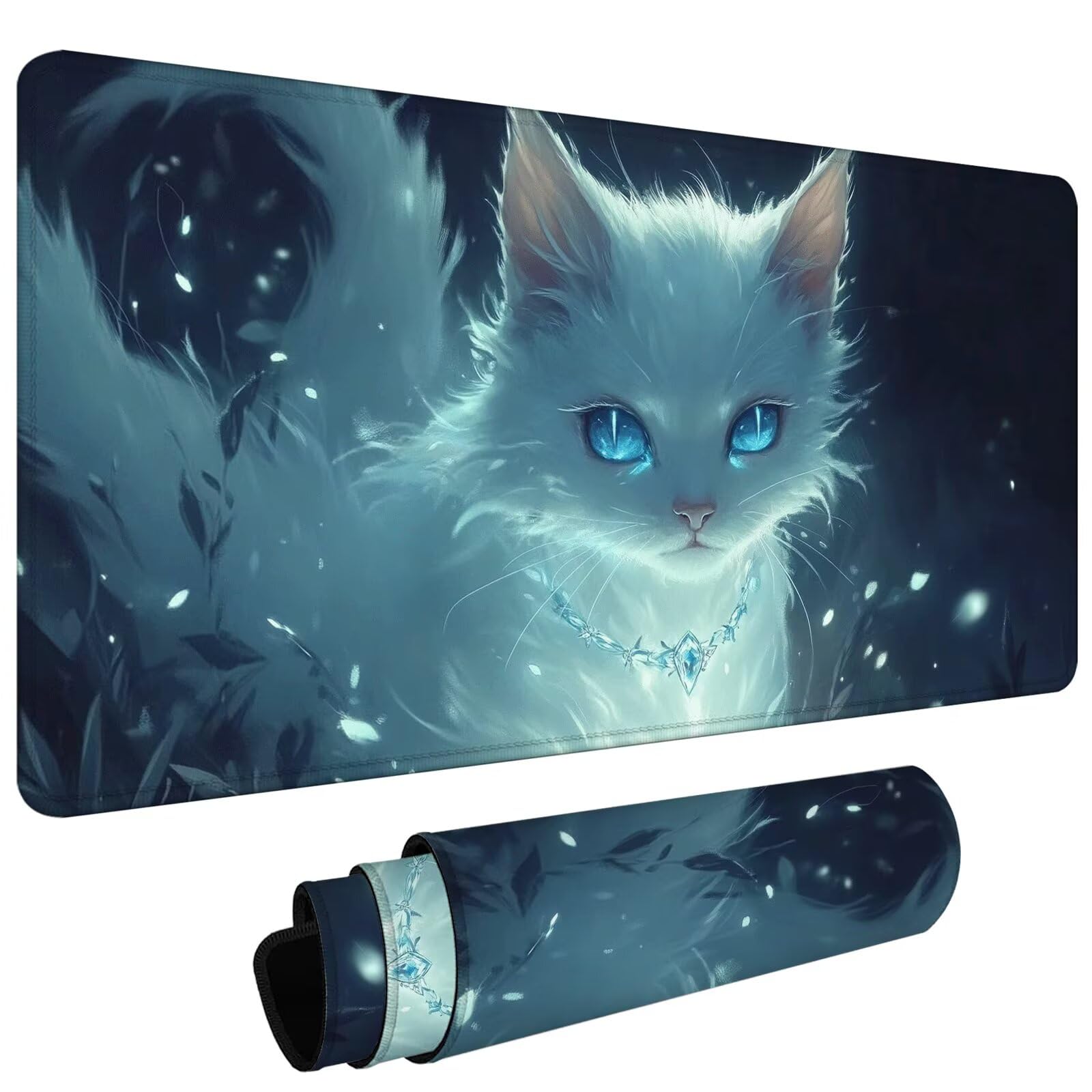 Podkładka pod mysz XXL 1500x800x3mm Podkładka pod mysz do gier z wodoodporną antypoślizgową podstawą, podkładka pod mysz dla graczy, akcesoria biurowe, precyzyjna prędkość-komfort dla wszystkich typów