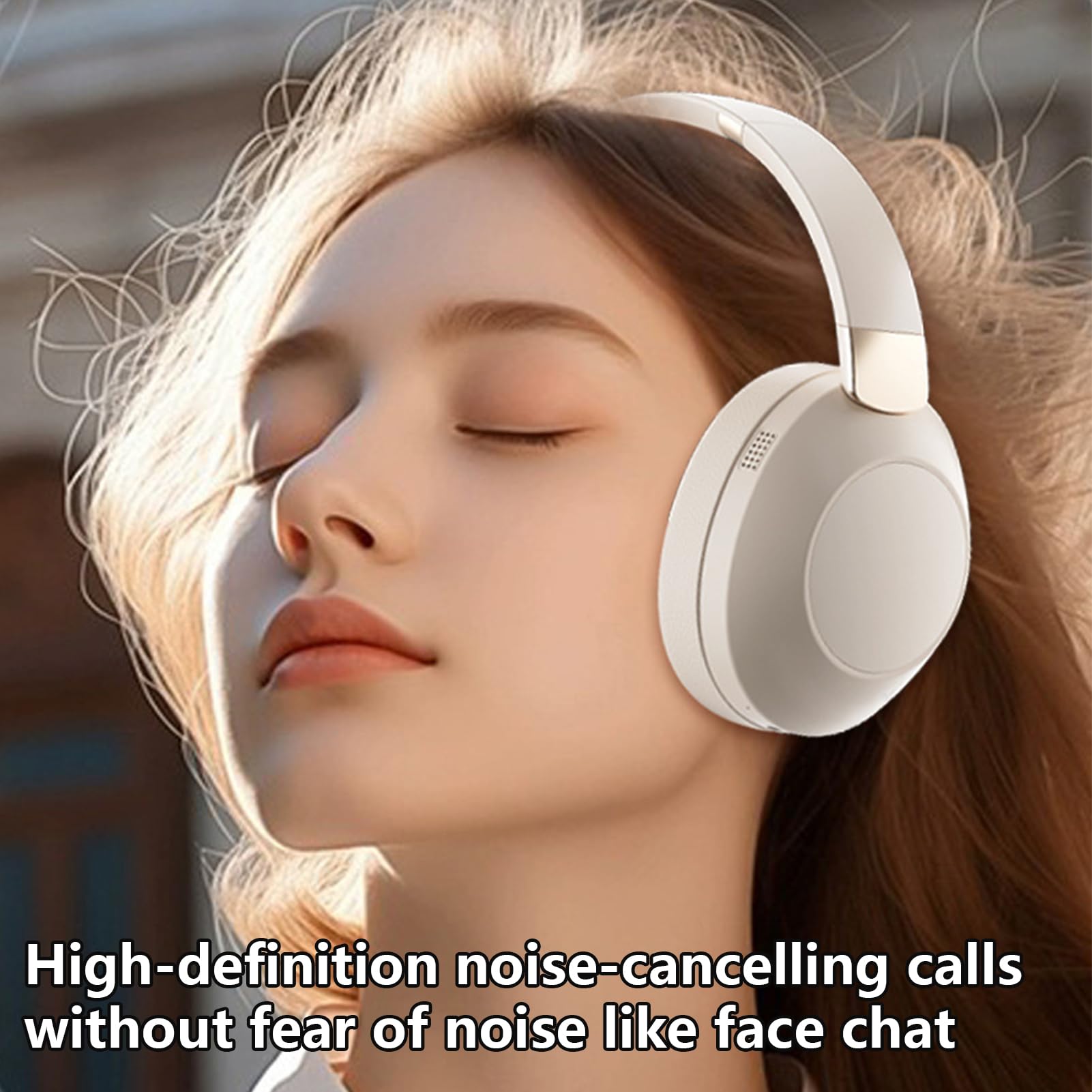 Casque Audio sans Fil Grands Écouteurs Haute Fidélité