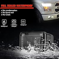 Vista 7 de Luces antiniebla LED con luz de circulación diurna DRL compatibles con Ford F150 2015-2020