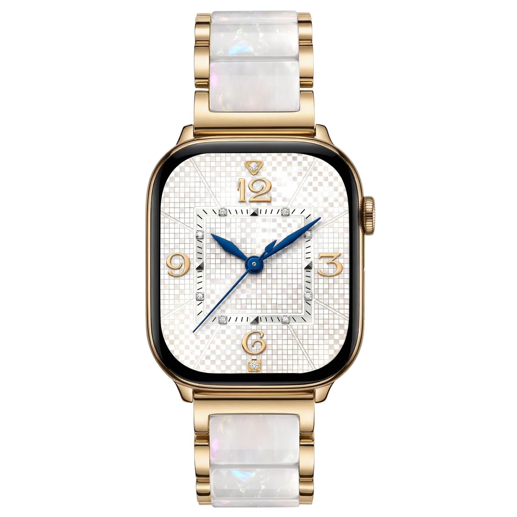 Photo 1 of V.R.HOPE Luxury Resin Apple Watch Band - Metal Gold