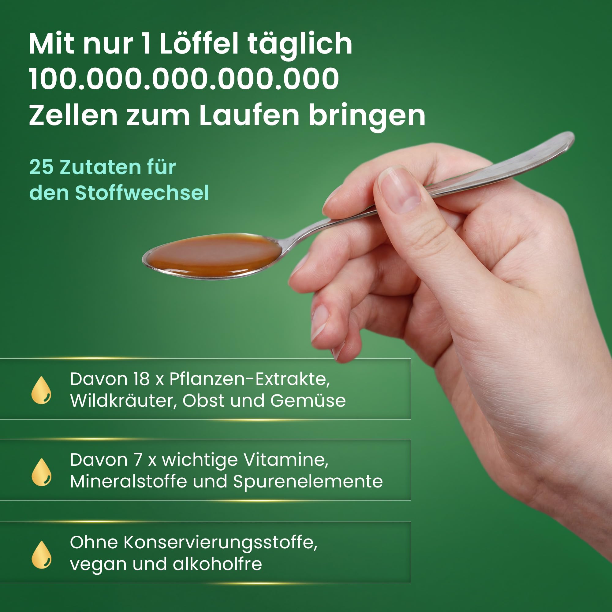 Alsiroyal Stoffwechsel Elixier - 520 ml - flüssiges Nahrungsergänzungsmittel mit Vitaminen Mineralstoffen und Pflanzenextrakten - fruchtiger Geschmack