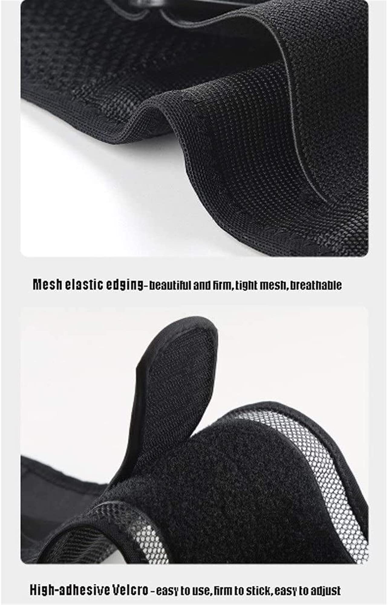 Correas de Soporte Ajustables - Faja Lumbar para Hombres y Mujeres, protección Deportiva, cinturón de Soporte Lumbar de Malla Transpirable con Agujeros Tropicales