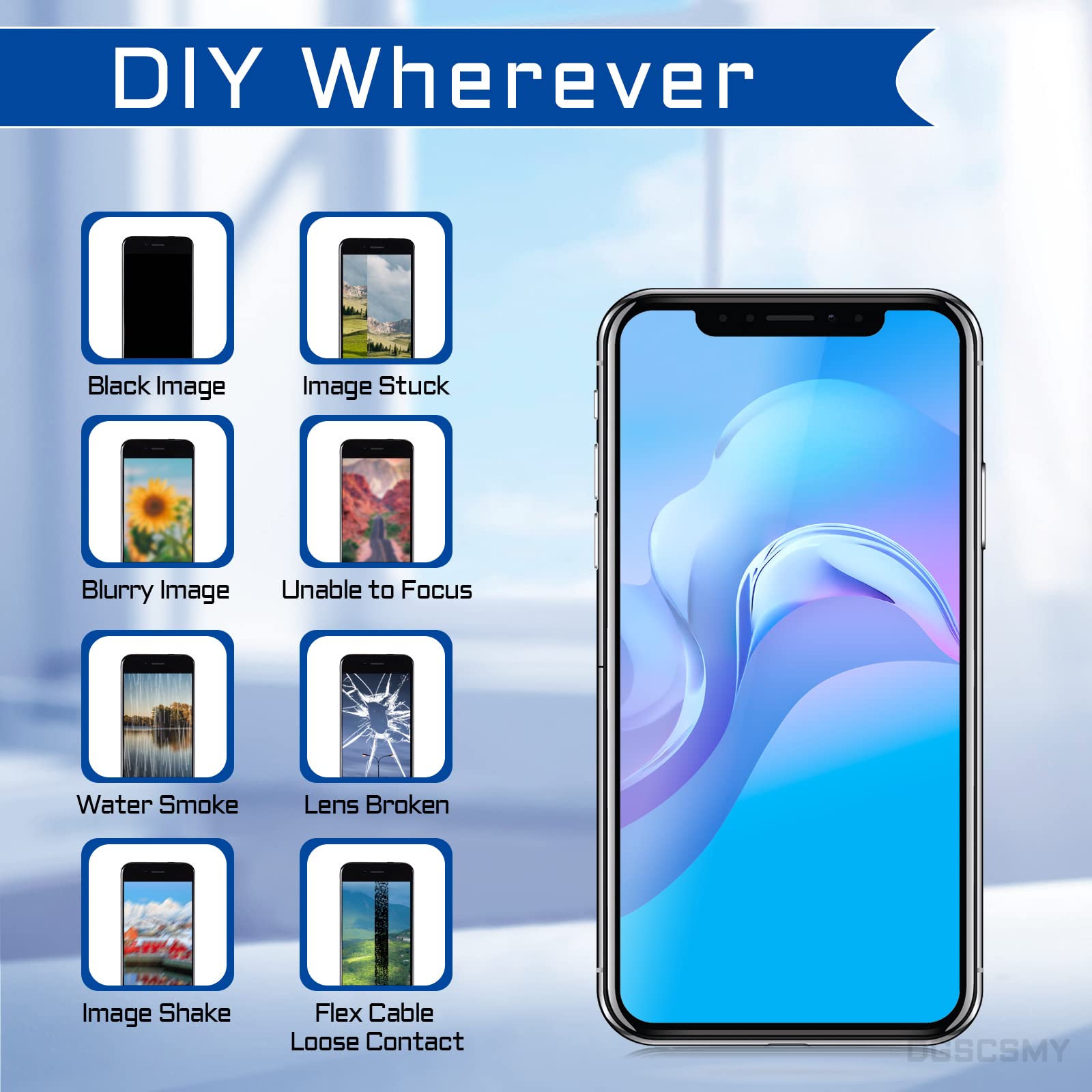Amazon.com: DGSCSMY for iPhone Xs MAX for iPhone Xs Back Camera