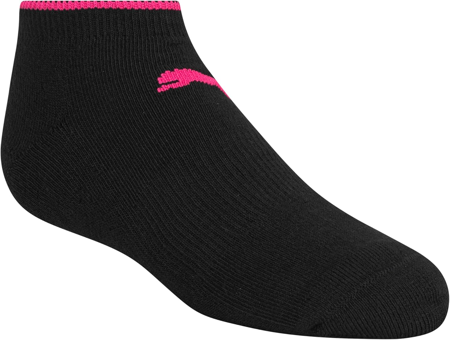 PUMA Girls' Low Cut Cushioned Arch Support Socks (8-Pack) - Image 6