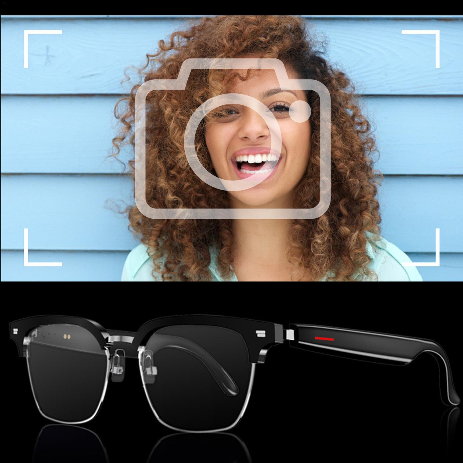 Altavoces inteligentes, gafas de audio, gafas de audio inalámbricas