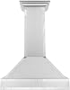 ZLINE 30 in. Designer Series Wall Mount Range Hood in Satin Stainless Steel with Mirror Accents 655MR-30