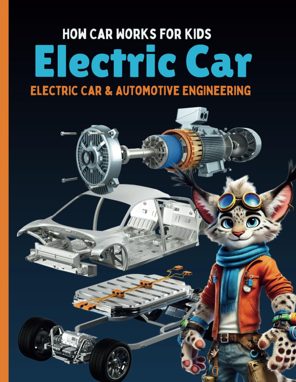 How Car Works for kids: Electric Car and Automotive Engineering Book for Kids that explain how car engines and electric motors work