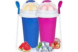 Slushy Maker Cup 2 Pack: Quick Frozen Refreshment Made Easy